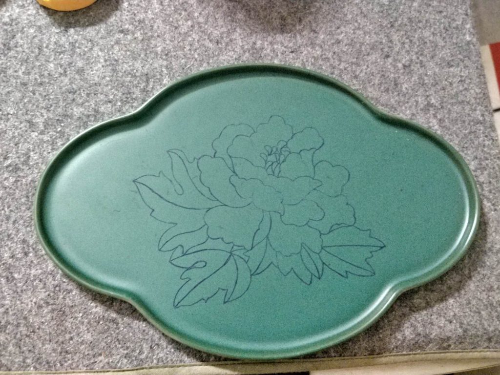 掐丝珐琅果盘